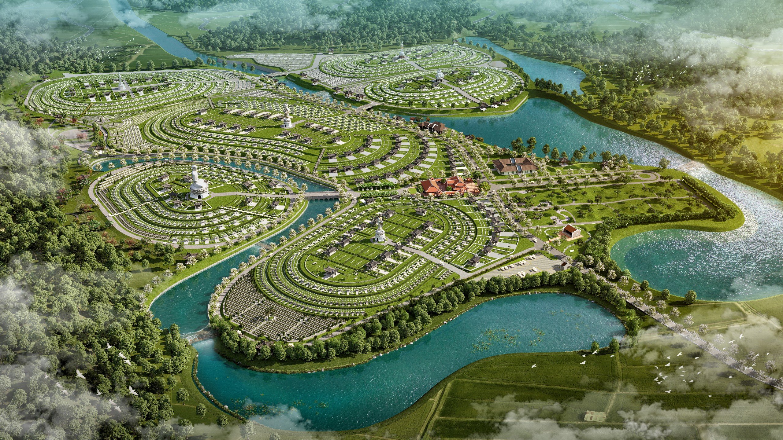 Thế đất tọa sơn hướng thủy- Phong thủy đắc địa