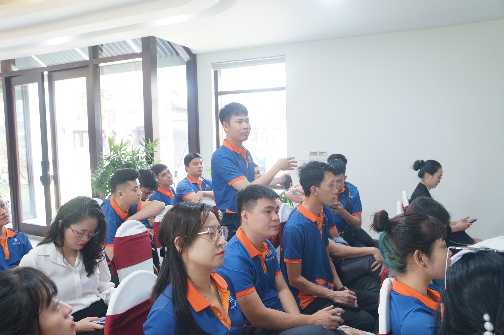 Các Đại lý dành sự quan tâm đặc biệt đến dự án sau khi nghe Ông Nguyễn Quốc Huy – Tổng Giám đốc Công ty TNHH Nhà Ở Ngay Reco chia sẻ