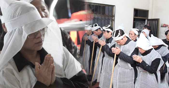 Trong nhà có người mất những ai phải đeo khăn tang ?